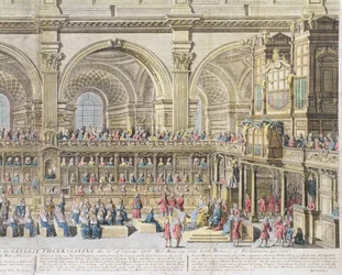Vue du Chœur de la Cathédrale de St. Paul, lors de l